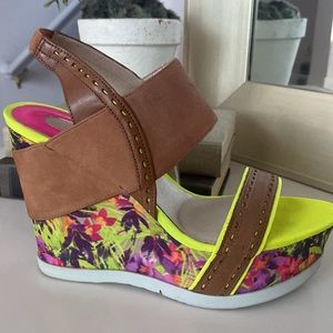Joan and David wedge sandals